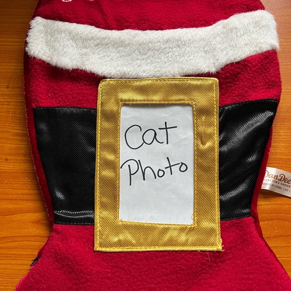 RED Xmas Stocking for CAT New excellent condition - Picture 6 of 7
